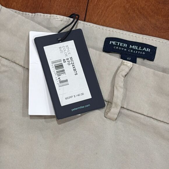 NWT Peter Millar Crown Crafted Flat Front Size 40 - Picture 2 of 11